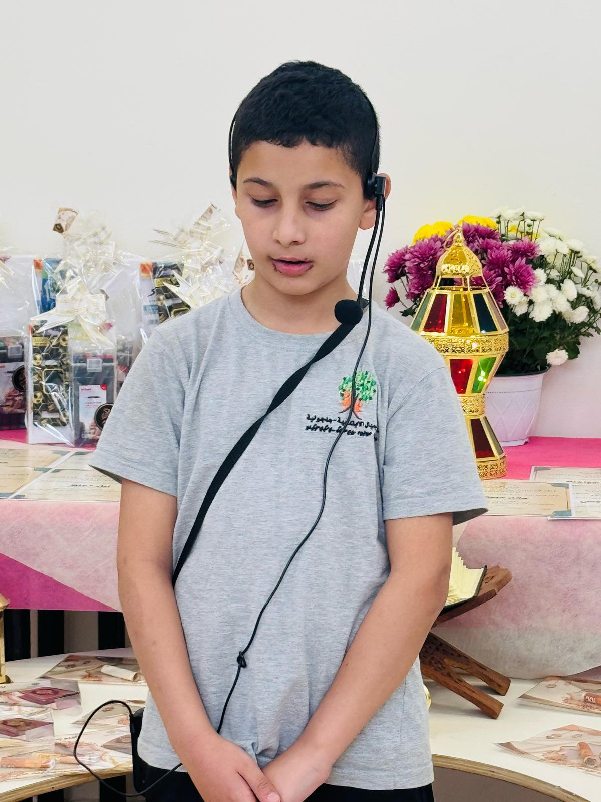 تكريم 38 حافظ لسور من جزء عمّ  في مدرسة أجيال الابتدائية في جلجولية 